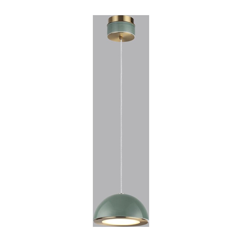 5452/6L L-VISION ODL_EX26 011 светлая бронза/зеленый/металл/керамика/акрил Подвес LED 6W 3000K LULU 3
