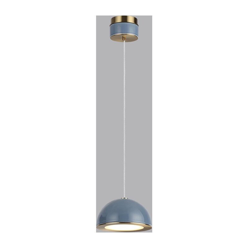 5452/6LA L-VISION ODL_EX26 011 светлая бронза/синий/металл/керамика/акрил Подвес LED 6W 3000K LULU 3