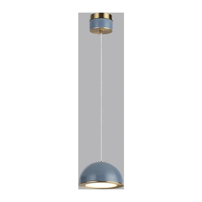 5452/6LA L-VISION ODL_EX26 011 светлая бронза/синий/металл/керамика/акрил Подвес LED 6W 3000K LULU 2