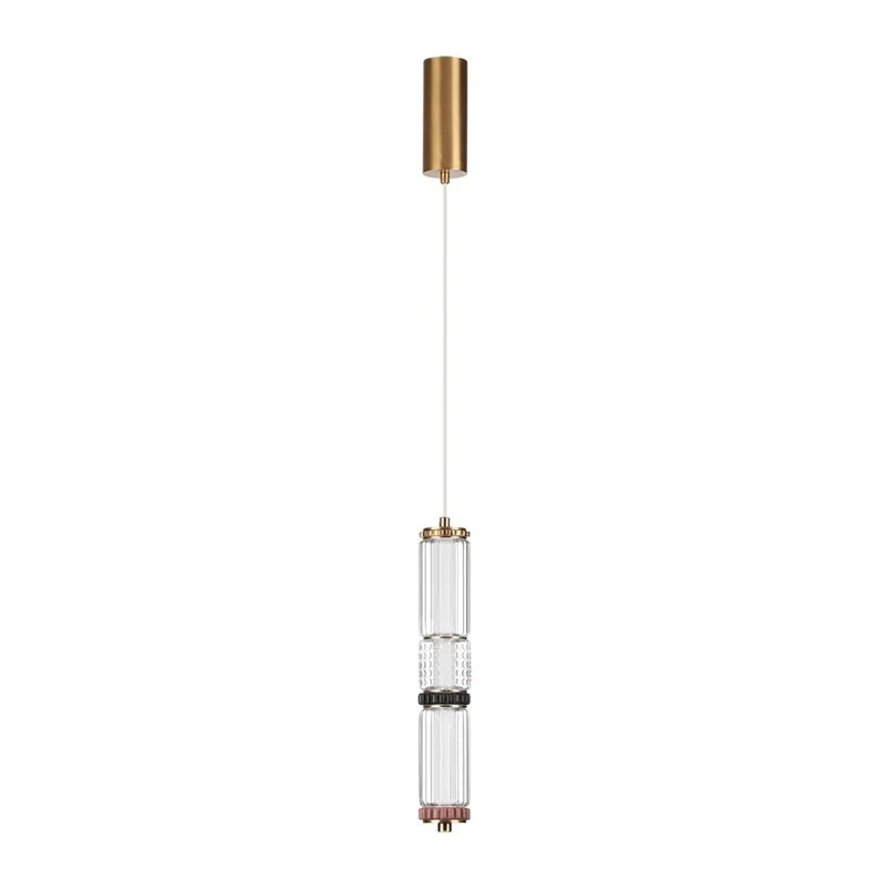 5455/12L L-VISION ODL_EX26 043 сатин.латунь/терракот/черный Подвес LED 12W 4000K COLLIER
