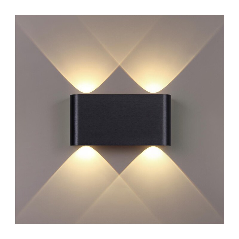 7191/4WL HIGHTECH ODL27 Настенный светильник черный браш./металл IP20 LED 4W 3000K 220V MAGNUM 4