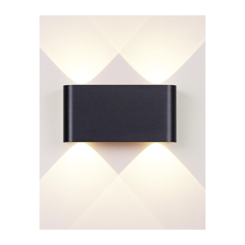 7191/4WL HIGHTECH ODL27 Настенный светильник черный браш./металл IP20 LED 4W 3000K 220V MAGNUM