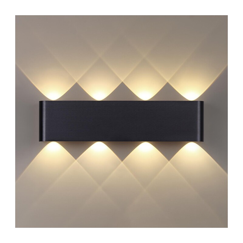 7191/8WL HIGHTECH ODL27 Настенный светильник черный браш./металл IP20 LED 8W 3000K 220V MAGNUM 4