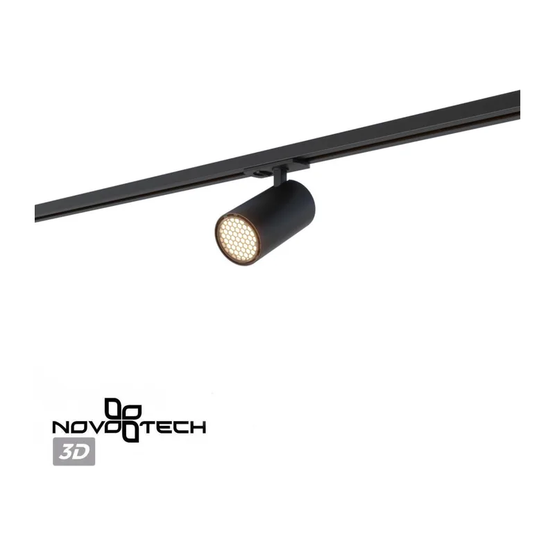 359917 PORT NT26 000 черный Светильник трековый однофазный двухжильный IP20 LED 20W 220-240V 3000К SELENE 6