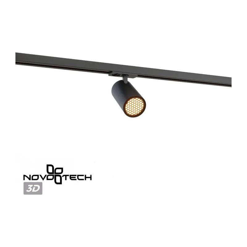 359923 PORT NT26 000 черный Светильник однофазный трехжильный трековый IP20 LED 20W 220-240V 4000К SELENE 6