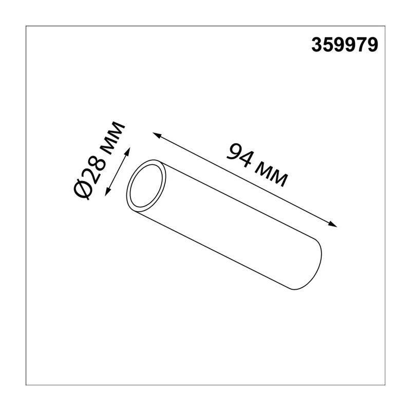 359979 KONST NT26 093 черный Соединитель прямой IP20 GLAT 2