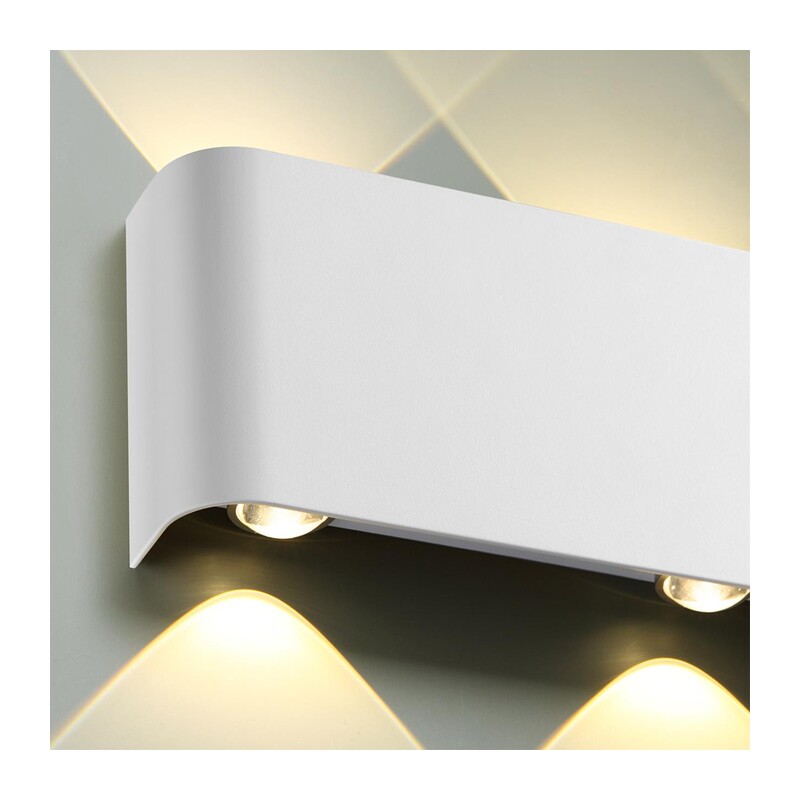7192/8WL HIGHTECH ODL27 Настенный светильник белый/металл IP20 LED 8W 3000K 220V MAGNUM 2