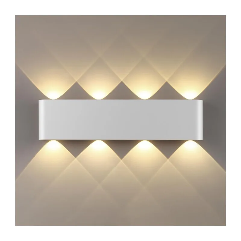 7192/8WL HIGHTECH ODL27 Настенный светильник белый/металл IP20 LED 8W 3000K 220V MAGNUM