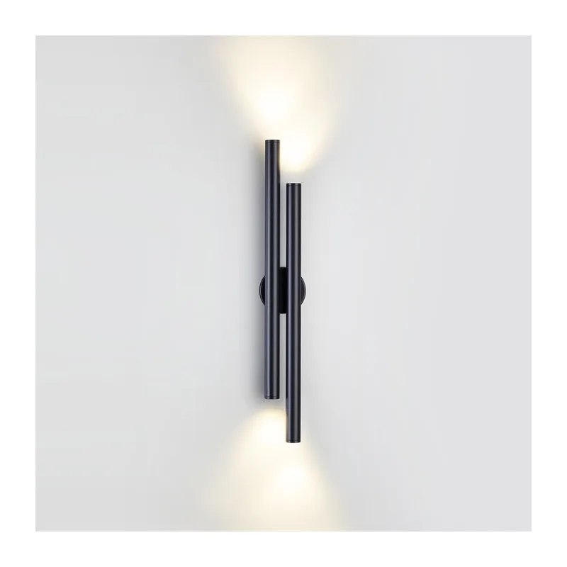 7105/12WL NATURE ODL27 Уличный настенный светильник черный/металл IP54 LED 12W 3000K 85-265V TUBUS 2
