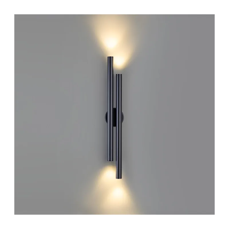 7105/12WL NATURE ODL27 Уличный настенный светильник черный/металл IP54 LED 12W 3000K 85-265V TUBUS 3