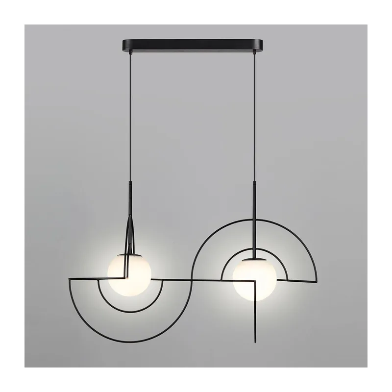 7196/10L L-VISION ODL27 Подвесной светильник металл/стекло/черный/белый IP20 LED 10W 3500K 220V FUTURUM 3