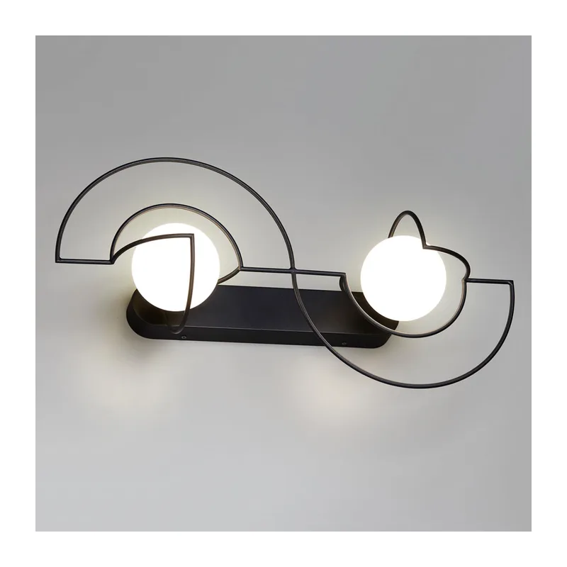 7196/6WL L-VISION ODL27 Настенный светильник металл/стекло/черный/белый IP20 LED 6W 3500K 220V FUTURUM 2