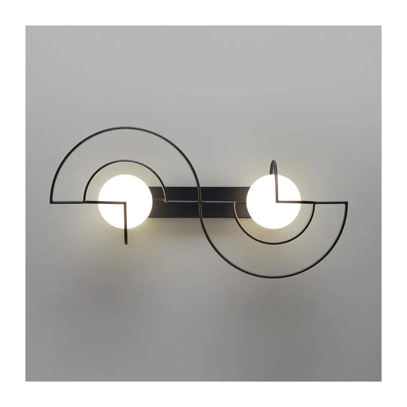 7196/6WL L-VISION ODL27 Настенный светильник металл/стекло/черный/белый IP20 LED 6W 3500K 220V FUTURUM 5