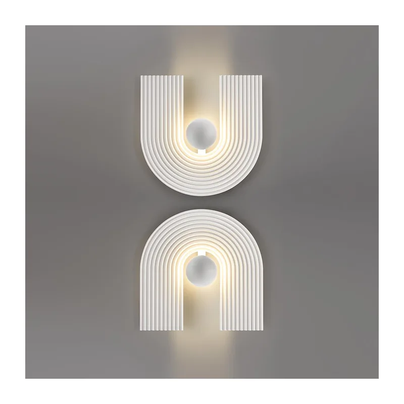 7197/6WL HIGHTECH ODL27 Настенный светильник металл/гипс/белый IP20 LED 6W 3000K 220-240V SUN GATE 4