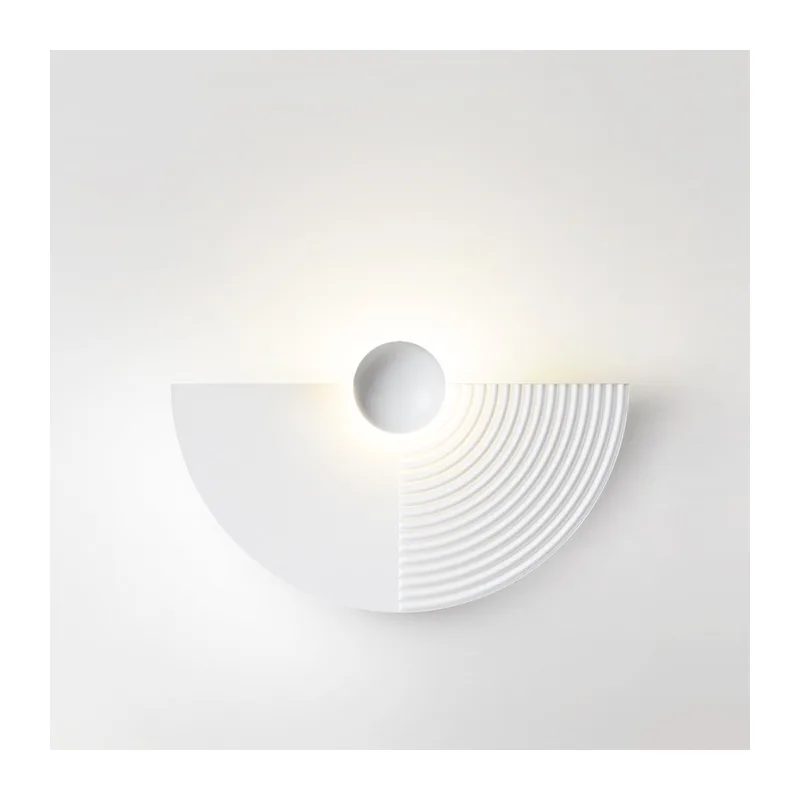 7198/6WL HIGHTECH ODL27 Настенный светильник металл/гипс/белый IP20 LED 6W 3000K 220-240V SUN GATE 3