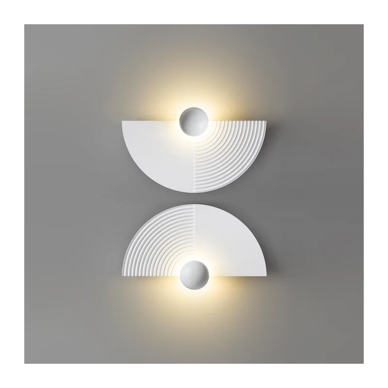 7198/6WL HIGHTECH ODL27 Настенный светильник металл/гипс/белый IP20 LED 6W 3000K 220-240V SUN GATE 5