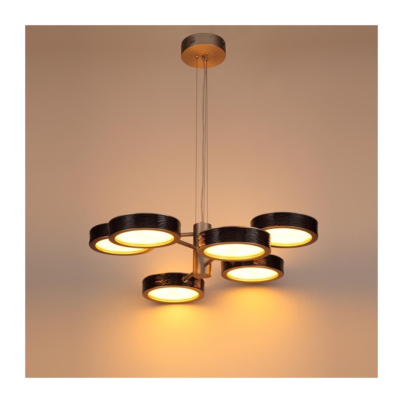 5451/99LB L-VISION  ODL_EX26 черный/никель/металл/керамика/акрил Люстра LED 99W  2000К/3000K/4000K Rivera 3