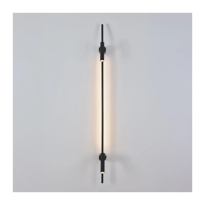 8438/13WL LEDIO LN27 430  черный, металл Бра LED 2х3W + LED-подсветка 7W 3000K 220V TOINT 5