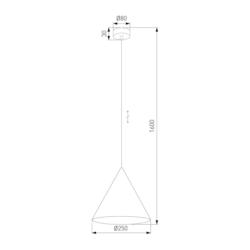 Подвесной светильник 10008 Cono TK Lighting 3