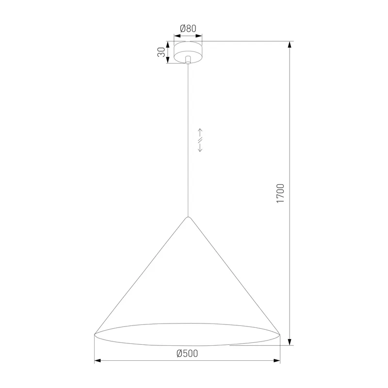 Подвесной светильник 10010 Cono TK Lighting 2