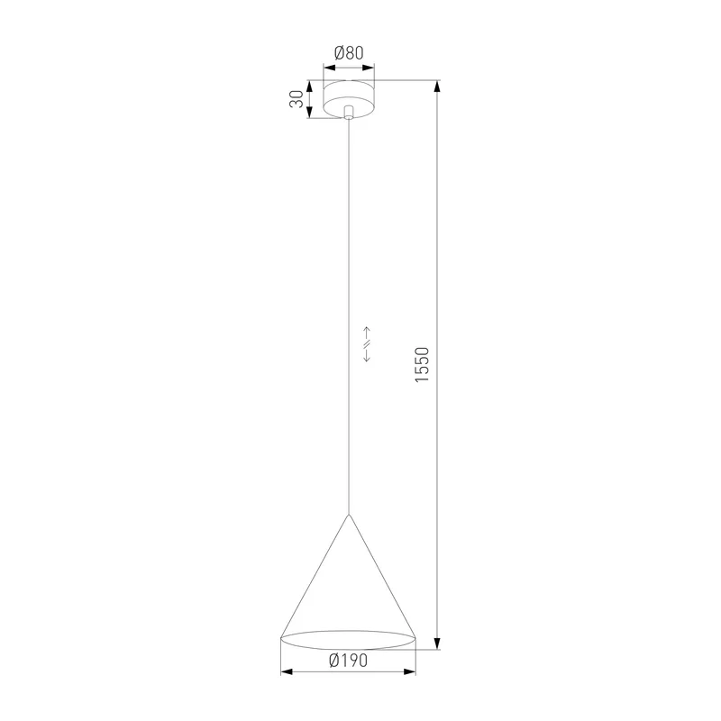 Подвесной светильник 10073 Cono TK Lighting 4