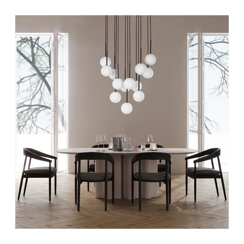 Подвесной светильник со стеклянными плафонами 10079 Martin TK Lighting 3