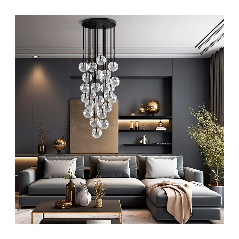 Подвесной светильник со стеклянными плафонами 10099 Nilos TK Lighting 2