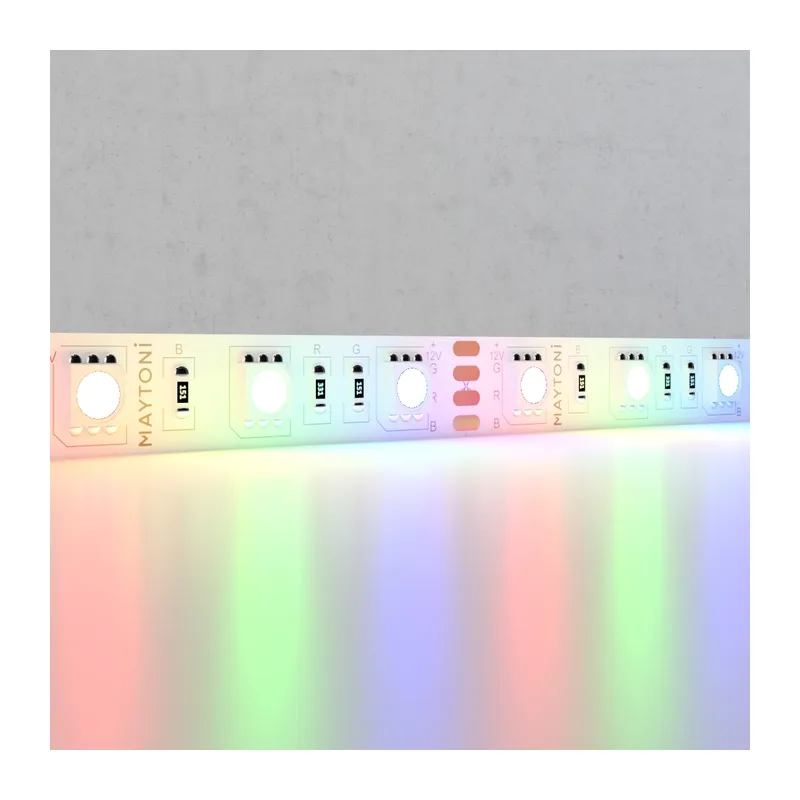 Светодиодная лента 12В 5050 14,4Вт/м Цветная (RGB) 5м IP20 Maytoni 10134