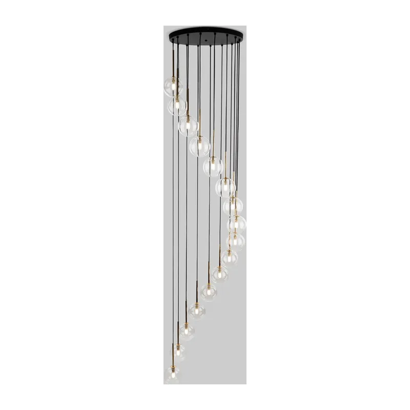 Подвесной светильник со стеклянными плафонами 10182 Aurora TK Lighting