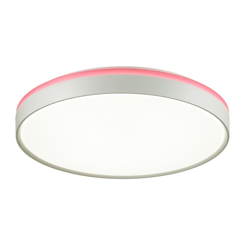 7708/DL COLOR SN 154 Светильник пластик/белый/розовый LED 48Вт 4000К D420 IP43 KEZO PINK 5