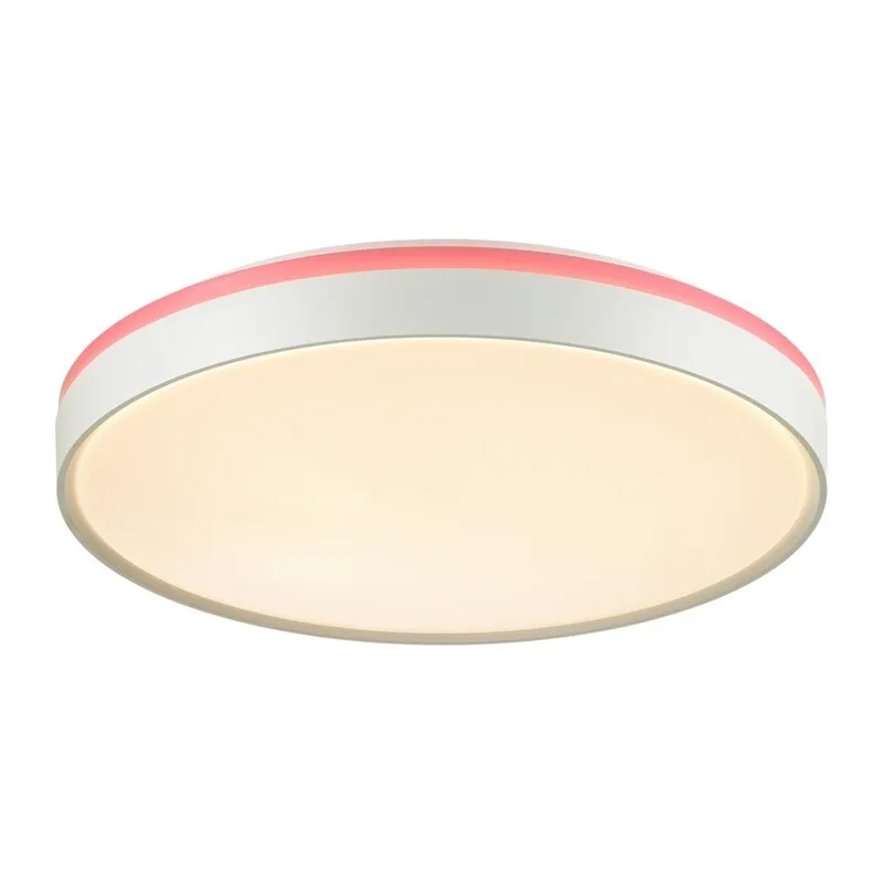 7708/EL COLOR SN 154 Светильник пластик/розовый LED 70Вт 3000-6000К D500 IP43 пульт ДУ KEZO PINK 6