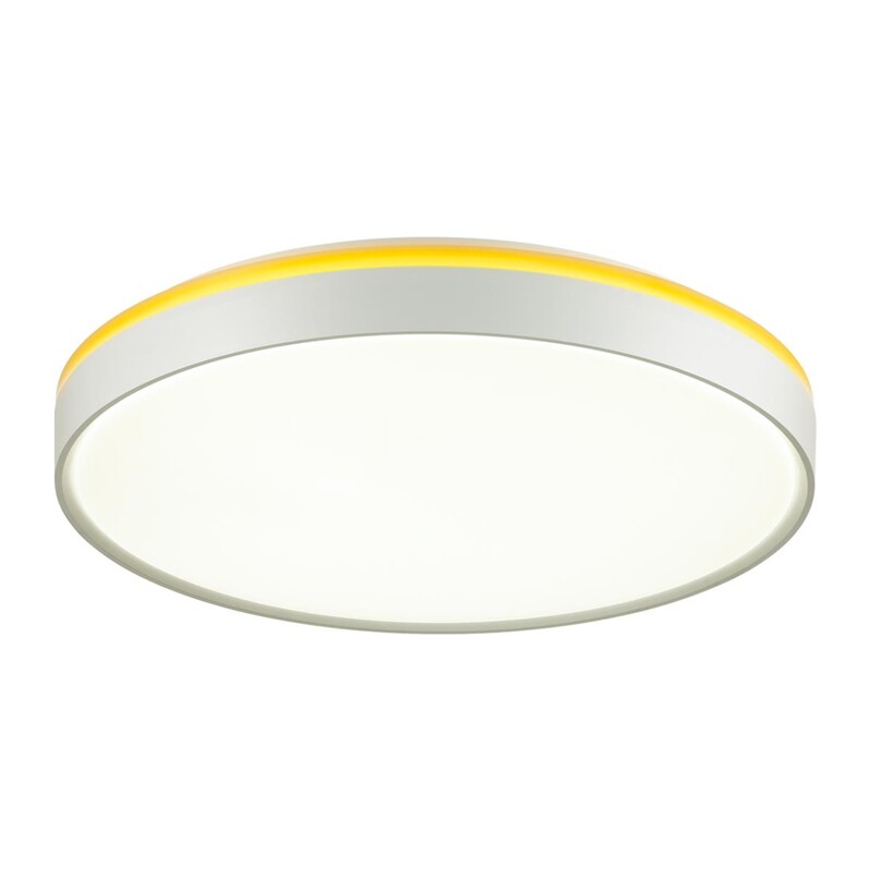 7709/EL COLOR SN 154 Светильник пластик/желтый LED 70Вт 3000-6000К D500 IP43 пульт ДУ KEZO YELLOW 6