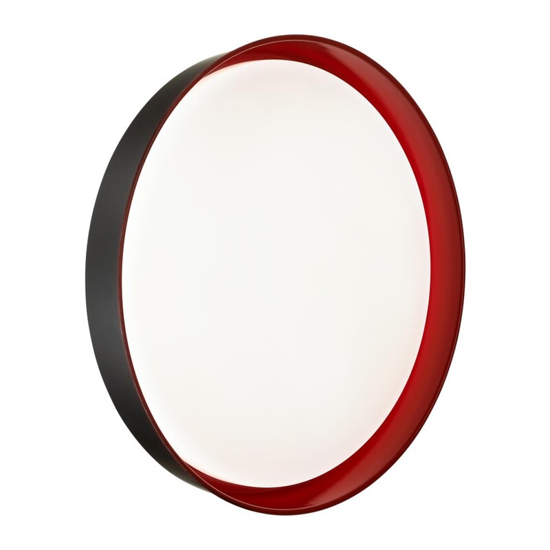 7710/DL COLOR SN 157 Светильник пластик/белый/красный LED 48Вт 4000К D407 IP43 TUNA RED 3