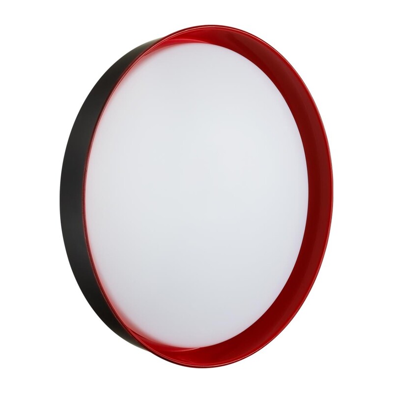 7710/DL COLOR SN 157 Светильник пластик/белый/красный LED 48Вт 4000К D407 IP43 TUNA RED