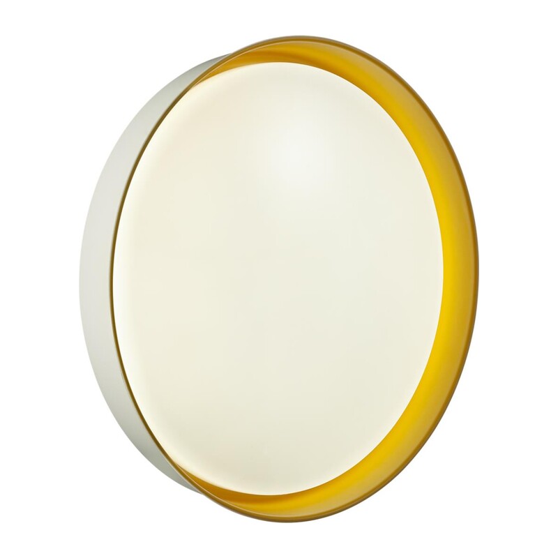 7711/DL COLOR SN 157 Светильник пластик/белый/желтый LED 48Вт 4000К D407 IP43 TUNA YELLOW 3