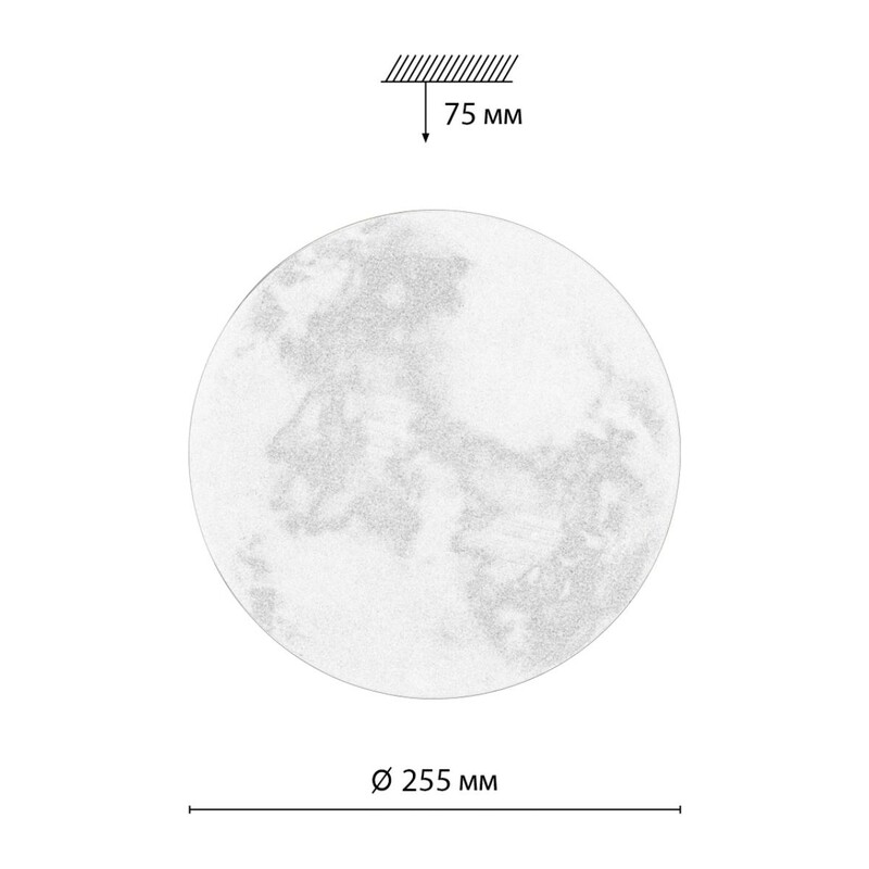 7726/AL PALE SN 115 Светильник пластик/мульти LED 18Вт 4000К D255 IP43 SUN 2