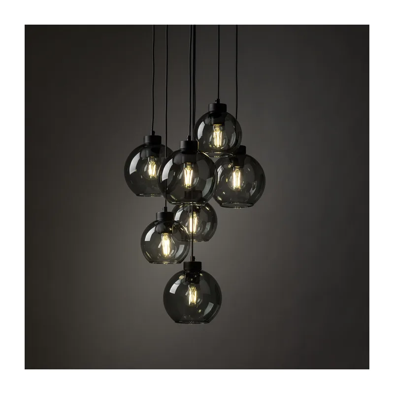 Подвесной светильник со стеклянными плафонами 10207 Cubus TK Lighting 2