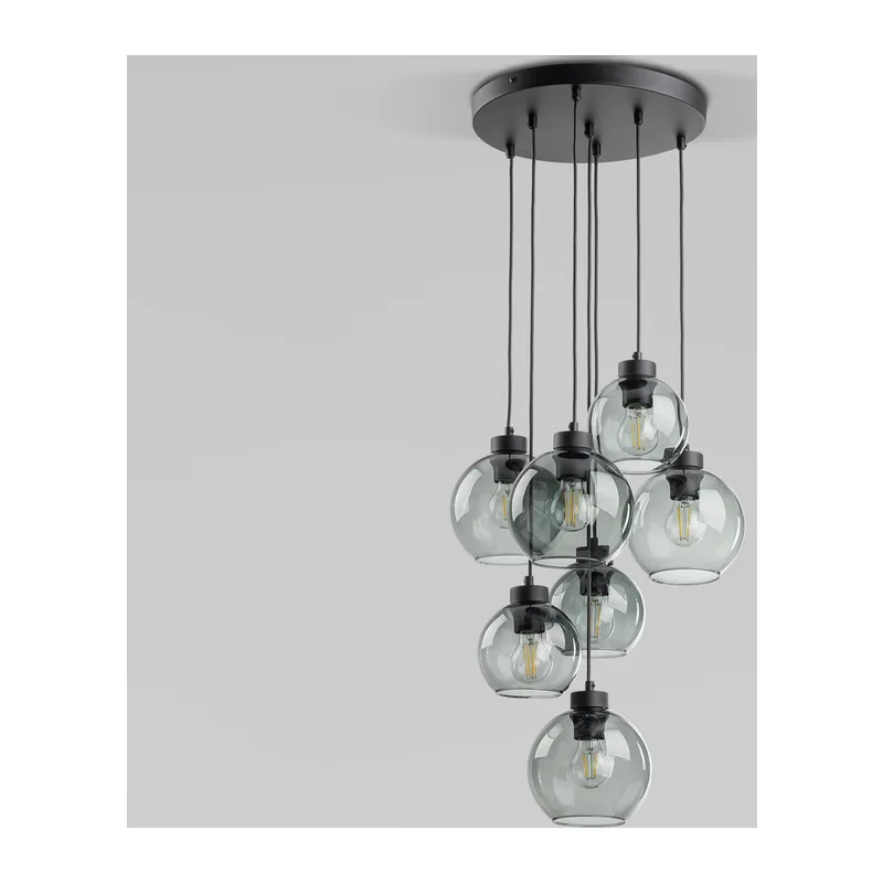 Подвесной светильник со стеклянными плафонами 10207 Cubus TK Lighting