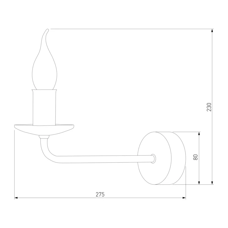 Настенный светильник 10244 Limal TK Lighting 4