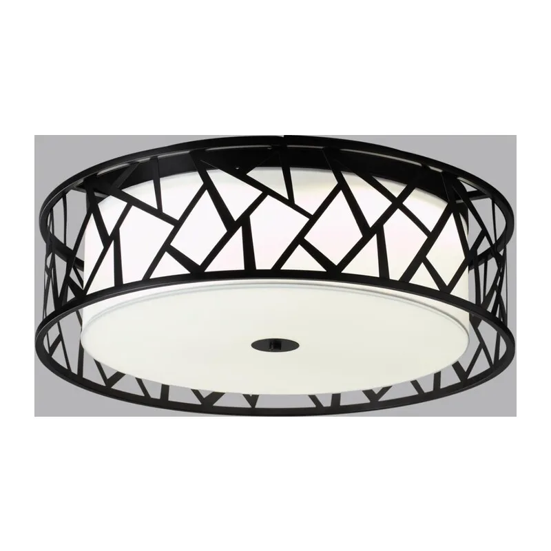 7700/60L AVRA LED SN 596 Светильник металл/ткань/стекло/белый/черный LED 60Вт 3000-6000K D600 IP20 пульт ДУ FABIANA 4