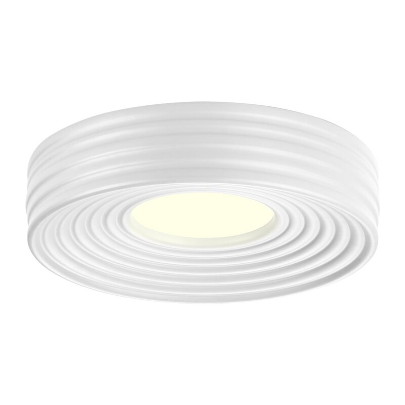 7704/40L AVRA LED SN 583 Светильник металл/пластик/белый LED 40Вт 4000K D470 IP20 MACARON 4