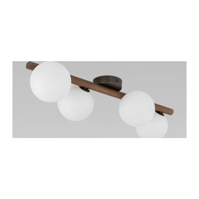 Потолочный светильник со стеклянными плафонами 10270 Estera Wood TK Lighting 3