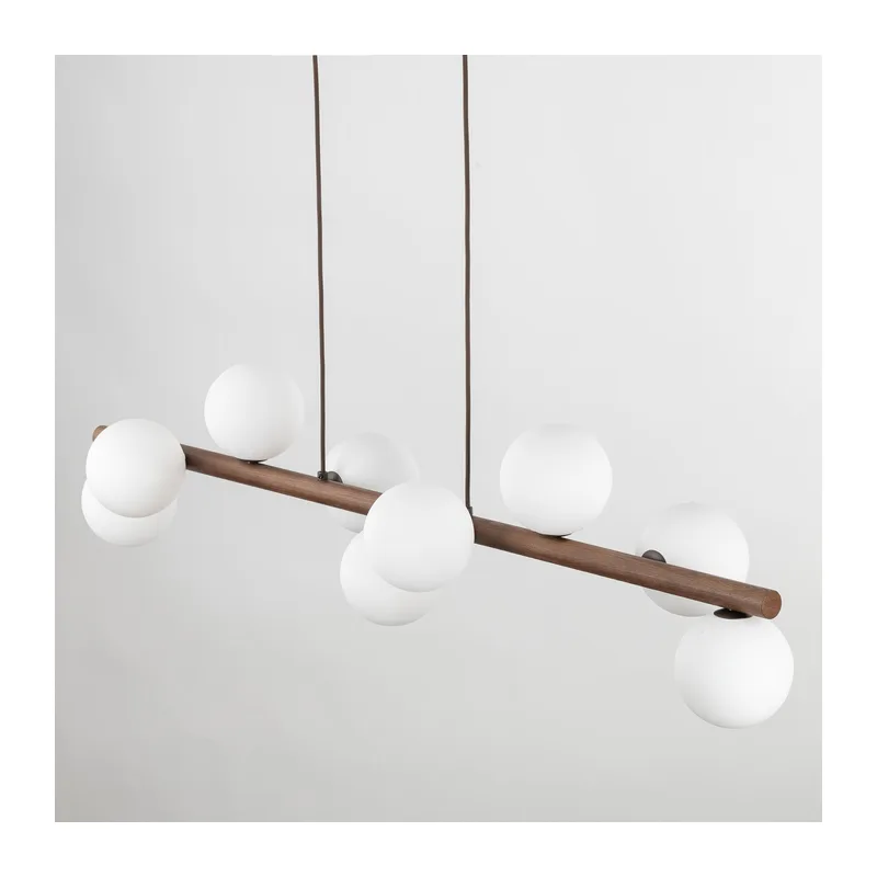 Подвесной светильник со стеклянными плафонами 10273 Estera Wood TK Lighting 4