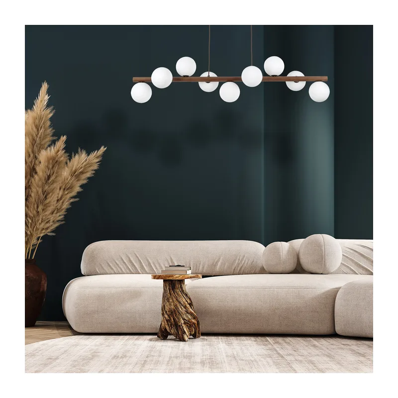 Подвесной светильник со стеклянными плафонами 10273 Estera Wood TK Lighting 6