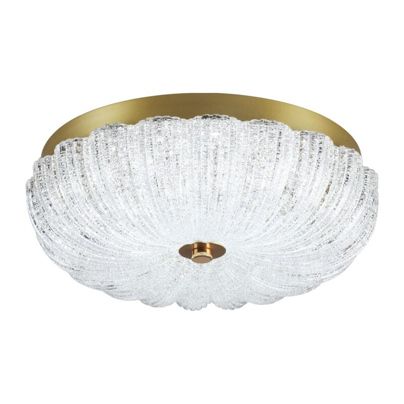 7719/36L PIKO LED SN 567 Светильник металл/стекло/прозрачный/золотой LED 36Вт 3000-6500K D300 IP20 пульт ДУ TESORO 9