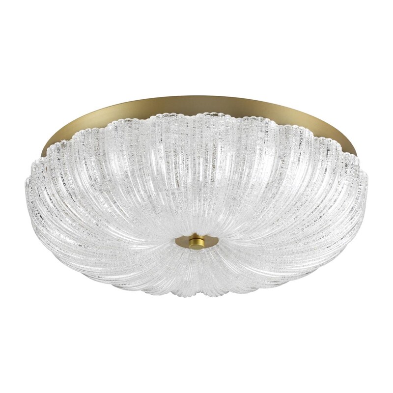7719/48L PIKO LED SN 567 Светильник металл/стекло/прозрачный/золотой LED 48Вт 3000-6500K D400 IP20 пульт ДУ TESORO 3