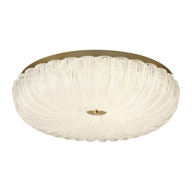 7719/60L PIKO LED SN 567 Светильник металл/стекло/прозрачный/золотой LED 60Вт 3000-6500K D500 IP20 пульт ДУ TESORO 6