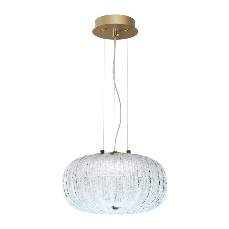 7720/24L PIKO LED SN 570 Светильник металл/стекло/прозрачный/золотой LED 24Вт 3000-6500K D300 IP20 пульт ДУ ANGELO 10