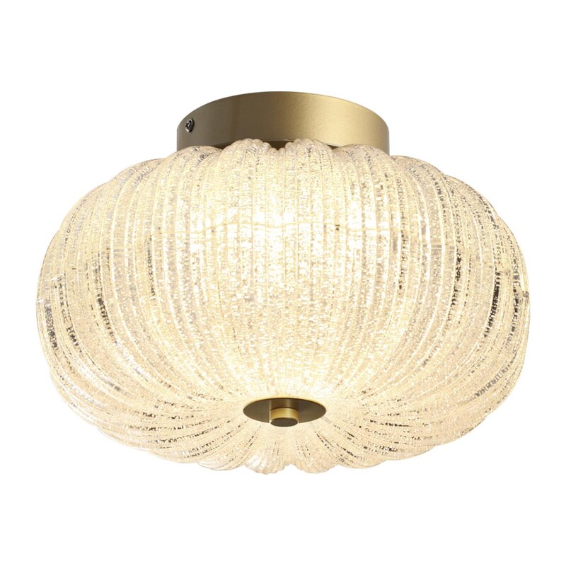 7720/24L PIKO LED SN 570 Светильник металл/стекло/прозрачный/золотой LED 24Вт 3000-6500K D300 IP20 пульт ДУ ANGELO 7