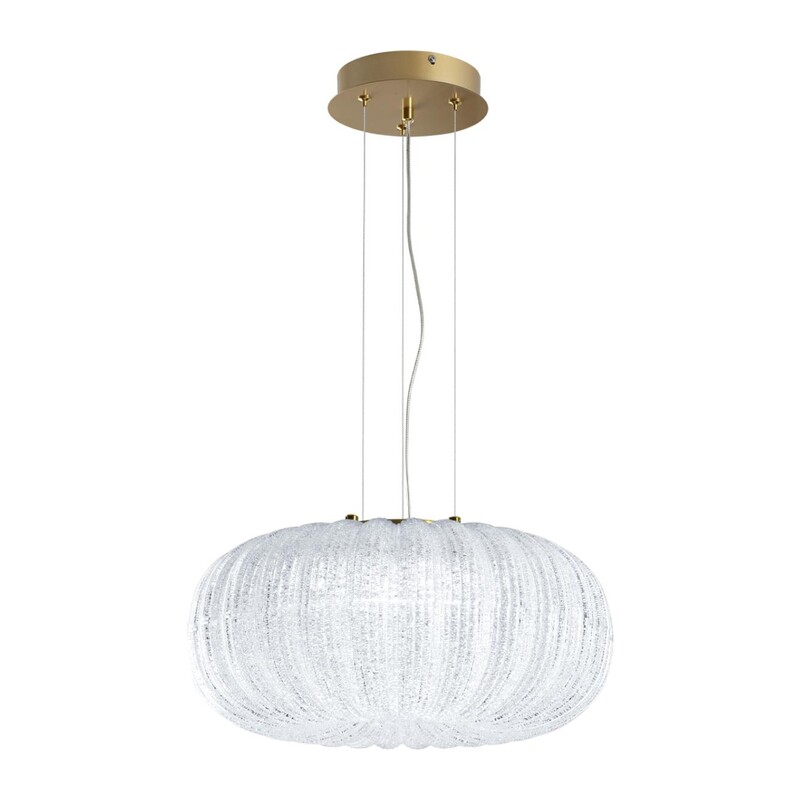 7720/36L PIKO LED SN 572 Светильник металл/стекло/прозрачный/золотой LED 36Вт 3000-6500K D400 IP20 пульт ДУ ANGELO 10